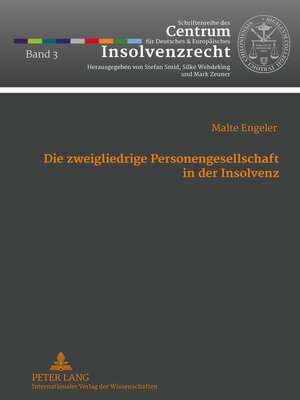 cover image of Die zweigliedrige Personengesellschaft in der Insolvenz